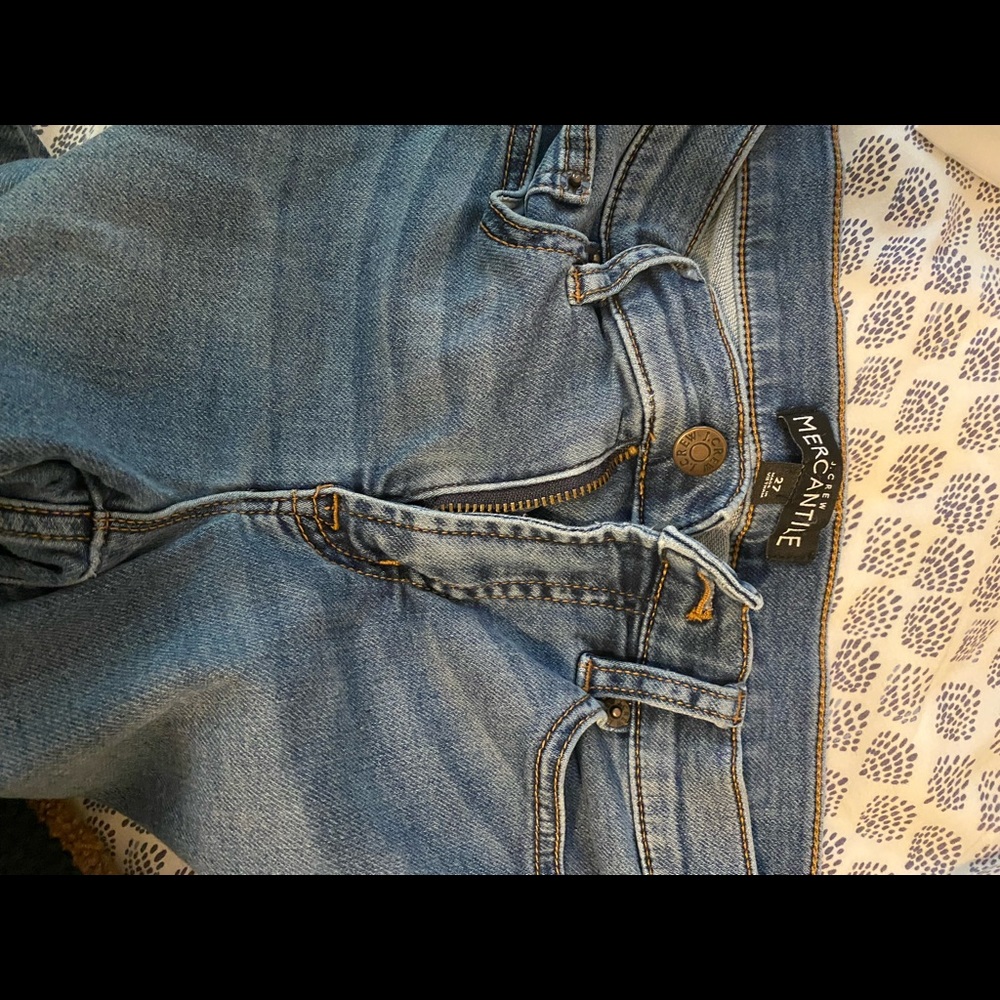 J crew skinny jeans 9” rise